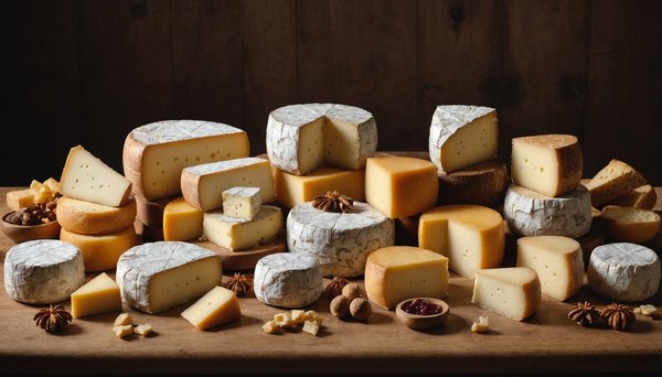 Explorez les meilleures sélections de 7 fromages artisanaux pour votre calendrier de l'avent