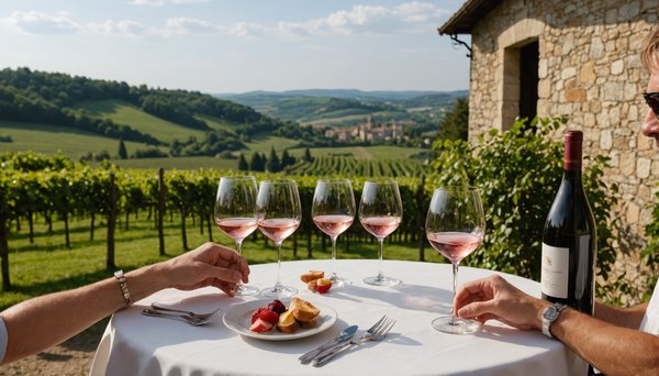 Dégustation des meilleurs vins rosés au château de berne