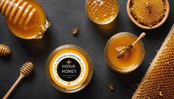 Concevez une étiquette de miel captivante pour refléter votre récit !