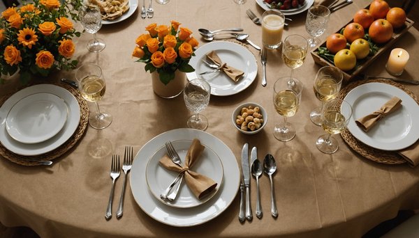Créez des événements mémorables grâce aux nappes en papier kraft